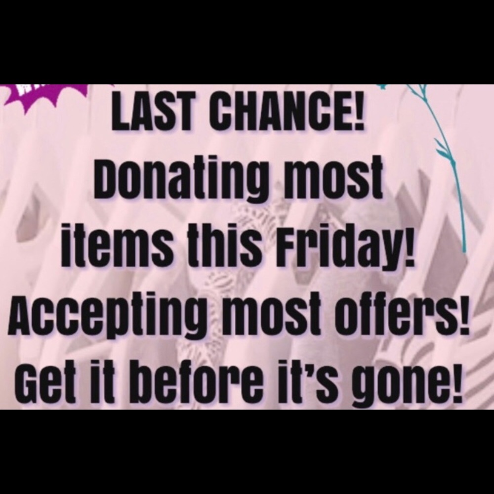 Removing all items friday